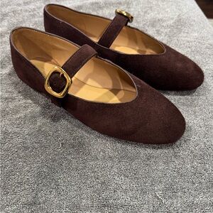 Madewell The Remy Mary Jane Flat In Suede